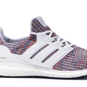 ultra boost white multicolor